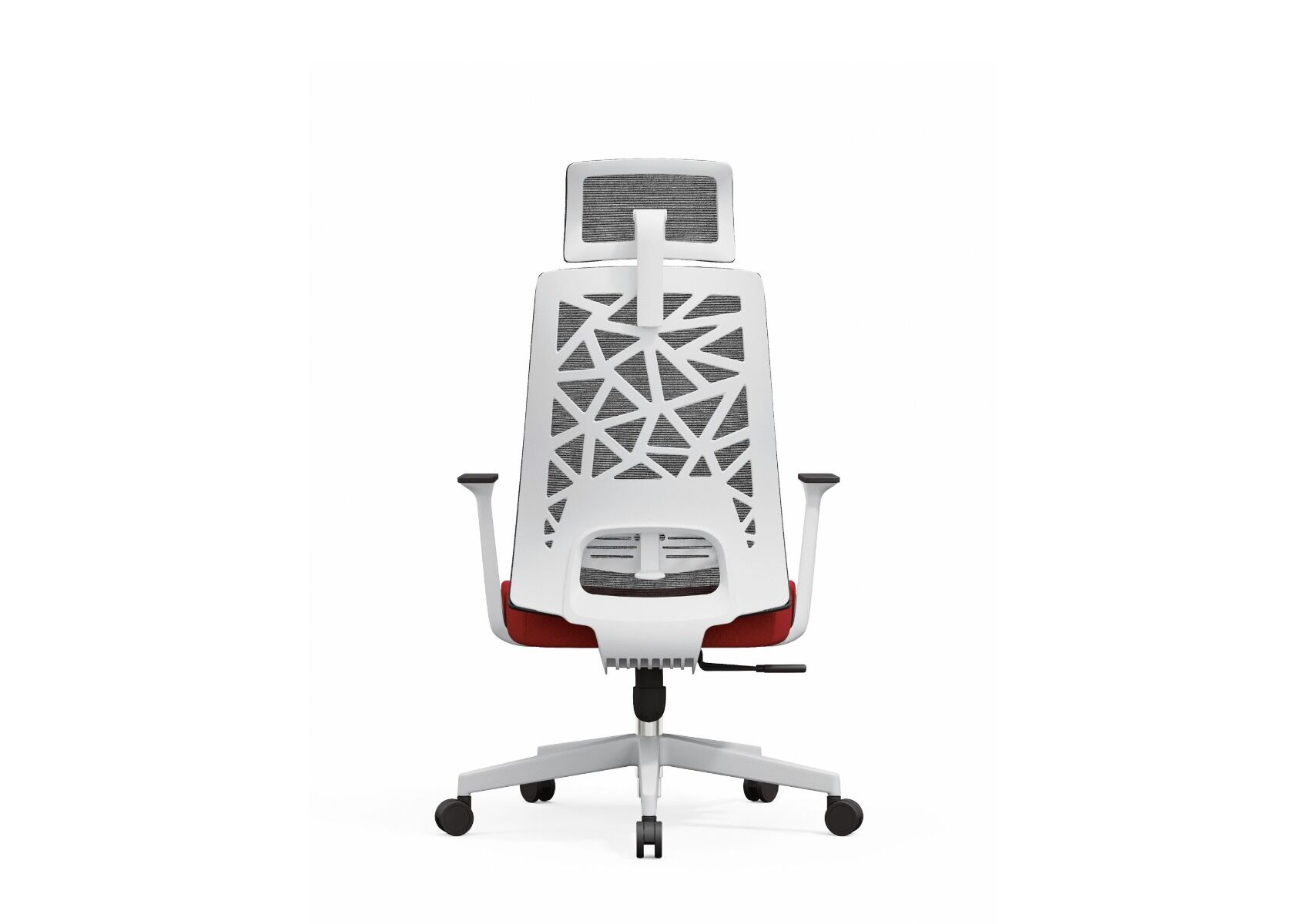 BERUT HIGHBACK - Grey/Red - Image 2