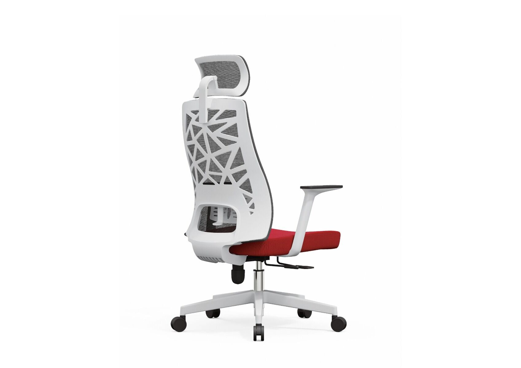 BERUT HIGHBACK - Grey/Red - Image 3